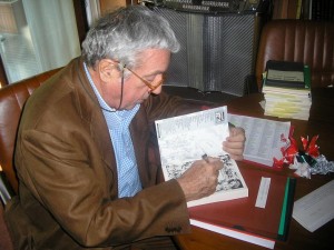Sergio Bonelli e o autógrafo