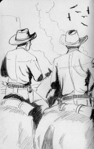 Tex e Carson por Rolando Marques