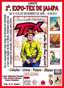 Cartaz da 2ª. Expo-Tex de João Pessoa - Brasil