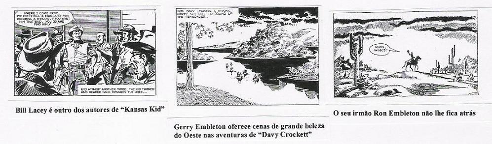 Davy Crockett por Gerry Embleton