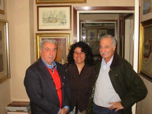 Sergio Bonelli, Fernanda Martins e Gianni Petino