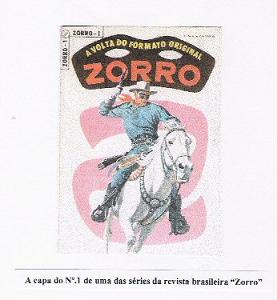 A capa do nº 1 de uma das séries da revista brasileira Zorro
