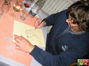 Giovanni Bruzzo a desenhar Tex