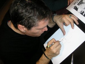 Marco Bianchini e os seus desenhos no FIBDA 2010 - A