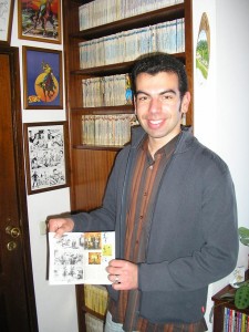 Camilo Prieto e a edição de Tex com a reportagem do FIBDA 2008