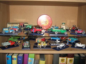 Colecção veicúlos de Tintin