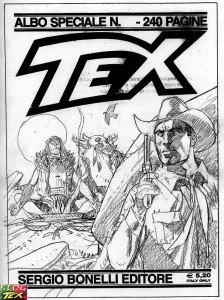 Esboço para capa do Tex Gigante