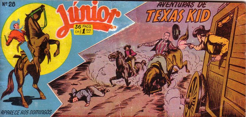 Junior nº 28 - A primeira aparição de Tex no Brasil