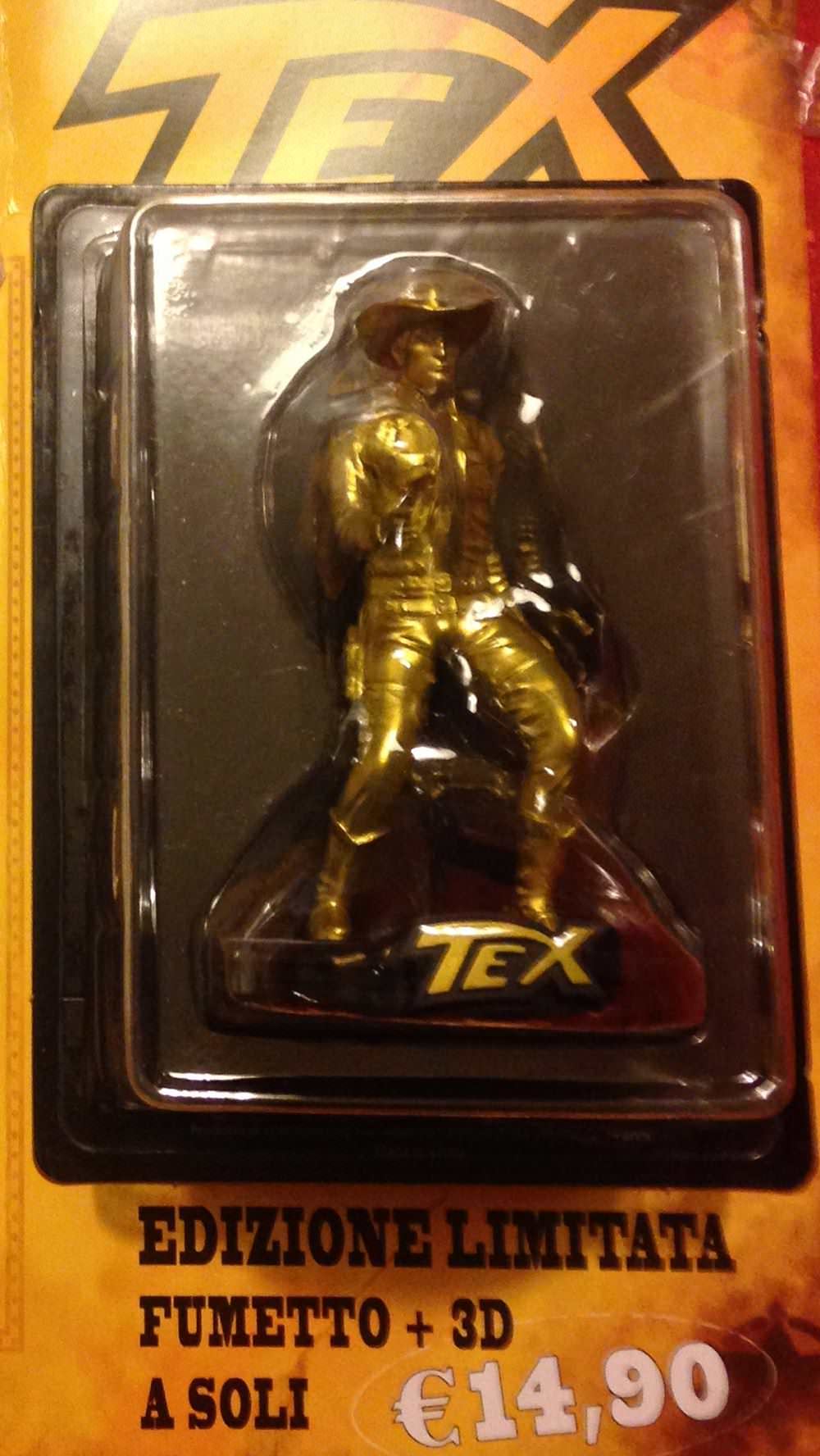 A estatueta dourada de Tex