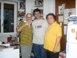 Maurizio Colombo, José Carlos e Luca Crovi