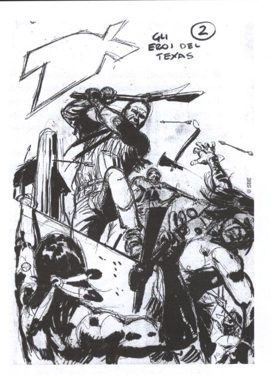 Capa de Tex italiano # 499 - Gli eroi del Texas - 5