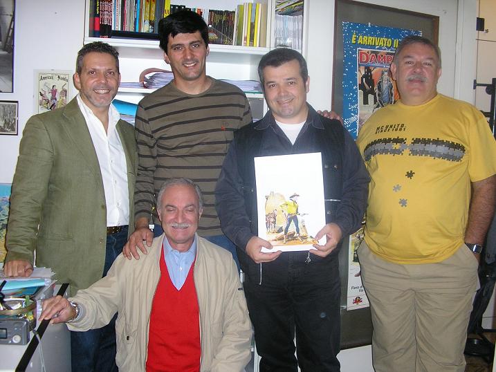 Moreno Burattini, José Carlos Francisco, Claudio Villa, Dorival Lopes e Gianni Petino