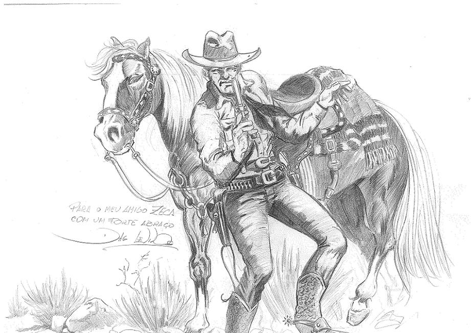 Buck Jones e seu cavalo