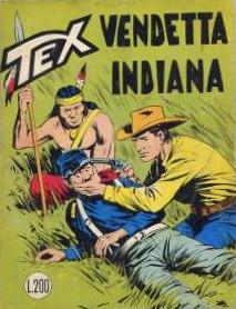 Capa original - Tex nº 91 - Vendetta Indiana