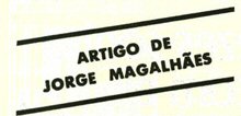 Artigo de Jorge Magalhães