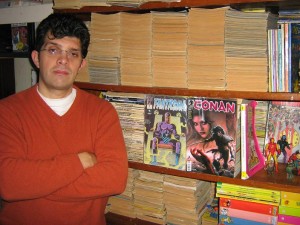 Marco Avelar e a sua colecção de BD