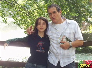 Stefano Andreucci e a filha
