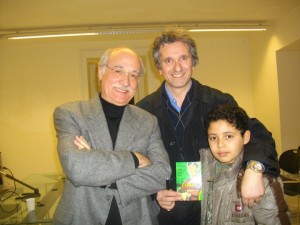 Antonio Mondillo com Giancarlo Berardi, autor de Ken Parker e Julia