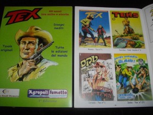 Catálogo da mostra Tex 60 annni tra mito e storia - Agropoli Fumetto