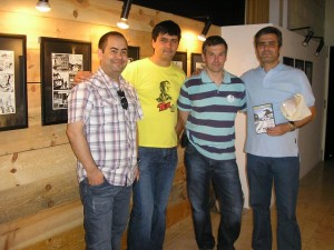 Jorge Monteiro, José Carlos, Carlos Moreira e Mário João Marques, na exposição