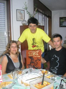 Teresa, José Carlos e Carlos Moreira na Malaposta