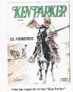 Uma das capas da revista Ken Parker