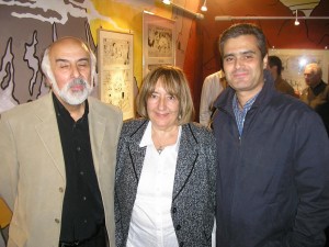 Esteban Maroto e sua esposa acompanhados por Mário João Marques