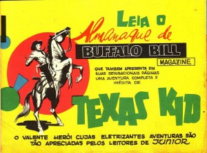 Anúncio do Almanaque de Buffalo Bill