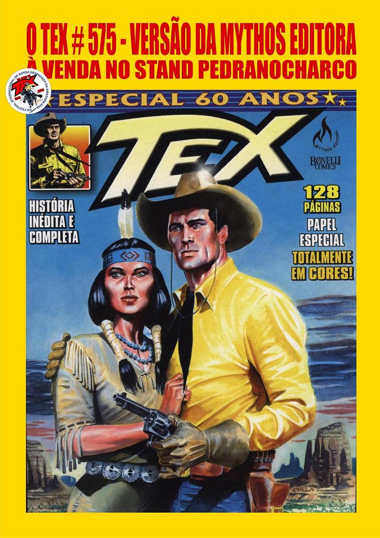 História dos 60 anos de Tex à venda no Stand Pedranocharco-Asa Negra Comics
