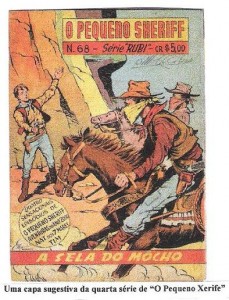 Uma capa sugestiva da quarta série de O Pequeno Xerife
