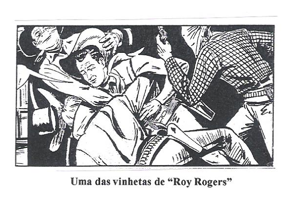 Uma das vinhetas de Roy Rogers