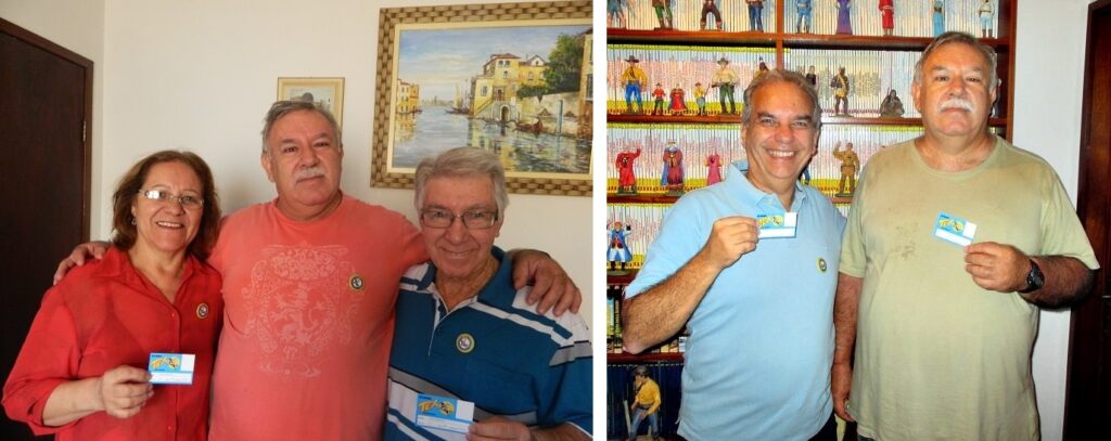 Dolores Maldonado, Marcos Maldonado, Paulo Guanaes e Dorival Vitor Lopes, quatro ilustres sócios honorários do Clube Tex Portugal confirmaram a sua presença na 9ª Mostra do Clube Tex Portugal