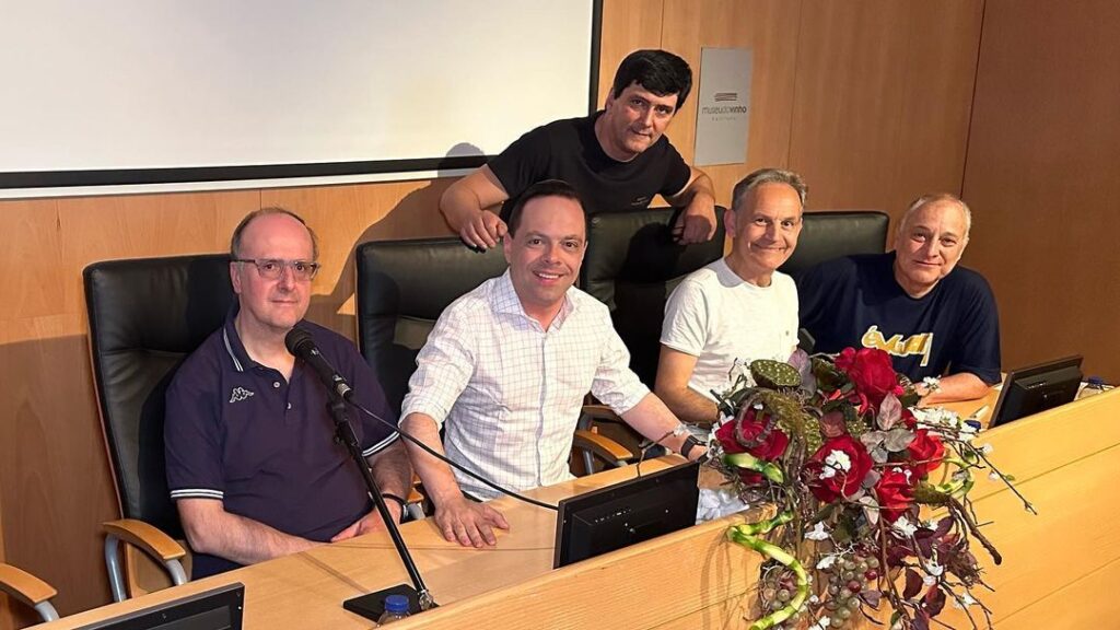 Rossano Rossi, Thiago Gardinali, Dante Spada, Júlio Schneider e José Carlos Francisco, 8ª Mostra do Clube Tex Portugal; Anadia 2023