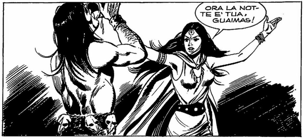 Mitla e o seu irmão Guaimas, o Diablero. “Tex” n° 135 “Diablero”, Itália – “Tex” nº 92 “Diablero”, Brasil.