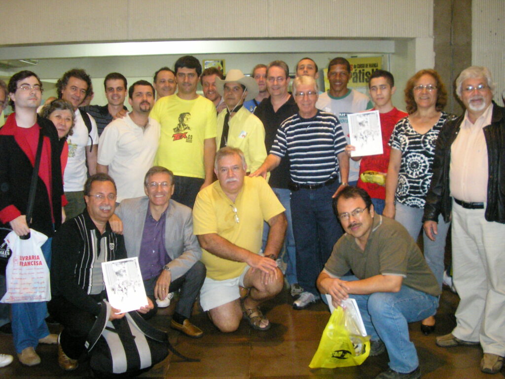 Encontro Texiano no Fest-Comix com Dorival Vitor Lopes, José Carlos Francisco e Fabio Civitelli, 2010