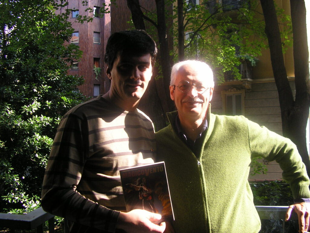 6 de Outubro de 2006, dia inesquecível em que conheci pessoalmente, na redaccção da editora Bonelli, Gianfranco Manfredi