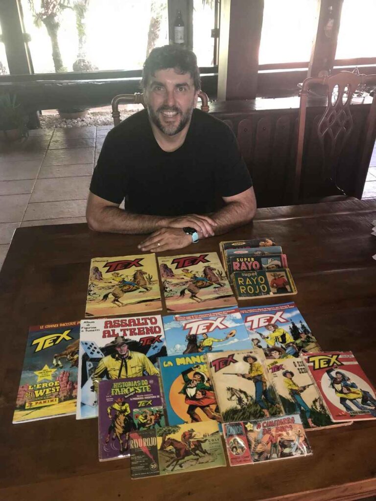 York da Silva Corrêa, sócio do Clube Tex Portugal, é o novo MAIOR colecionador brasileiro de Tex Willer