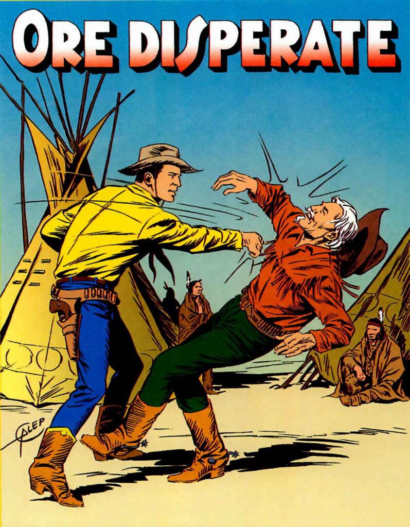 A famosa capa de Tex realizada por Galep censurada pela redação Bonelli
