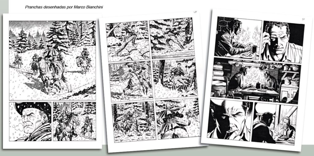 Pranchas desenhadas por Marco Bianchini