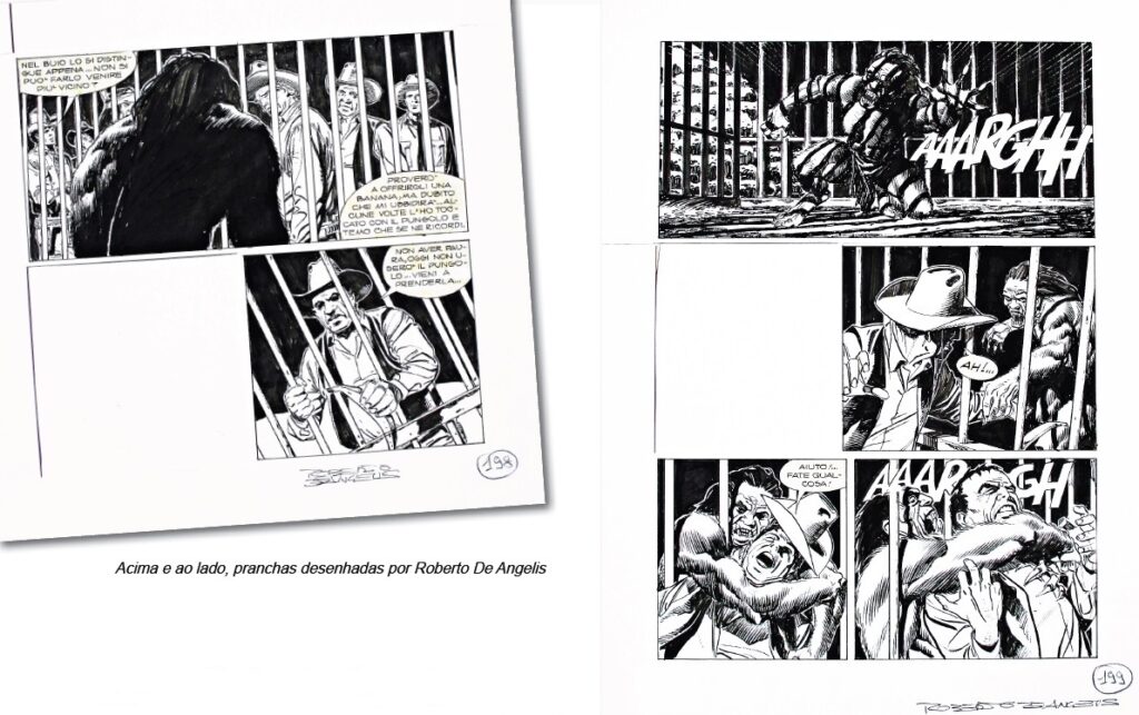 Pranchas desenhadas por Roberto De Angelis