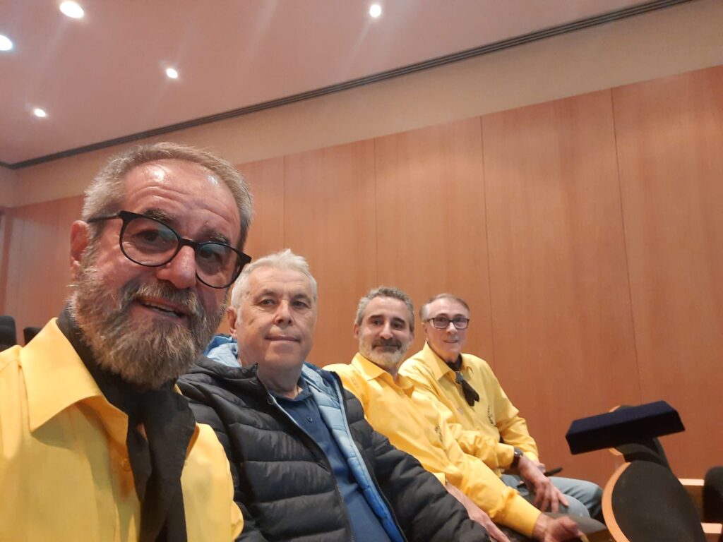 A 'cavalgada' de quatro grandes pards italianos do Gruppo Tex Willer 2011 a Portugal para participar na 11ª Mostra do Clube Tex Portugal