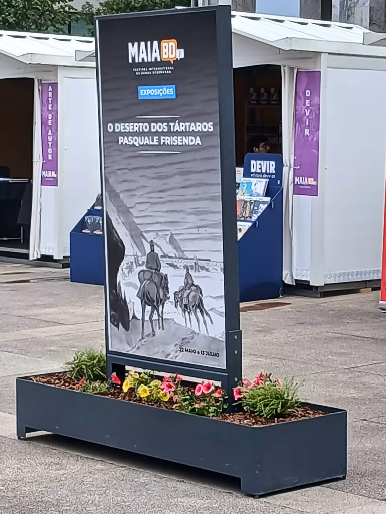 “O Deserto dos Tártaros” em exposição na edição 2026 do Maia BD