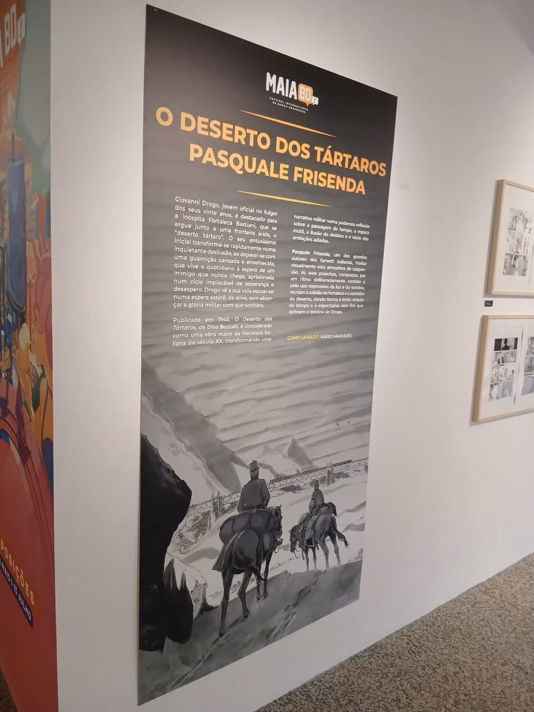 “O Deserto dos Tártaros” em exposição na edição 2026 do Maia BD