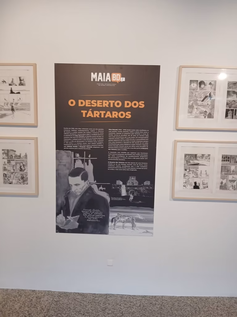 “O Deserto dos Tártaros” em exposição na edição 2026 do Maia BD