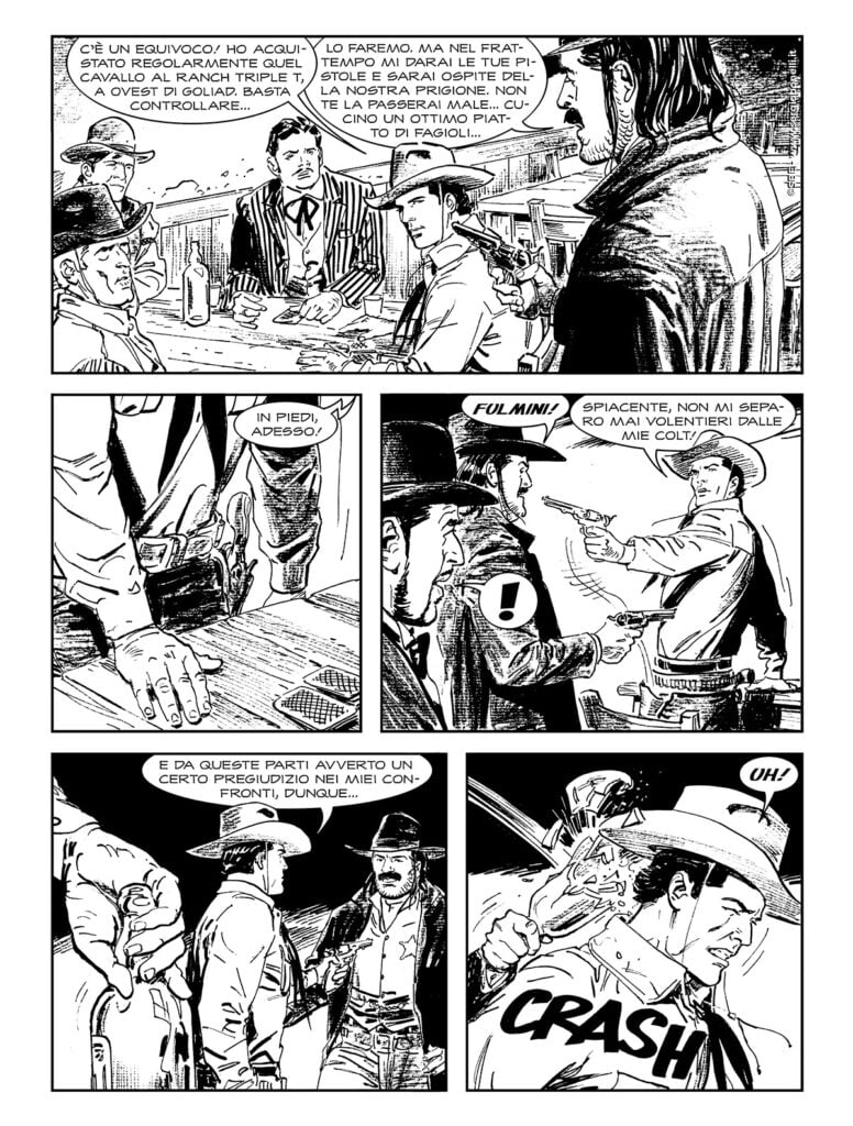 A Arte de Bruno Brindisi em Tex Willer #94 – ‘I Tre del Texas’