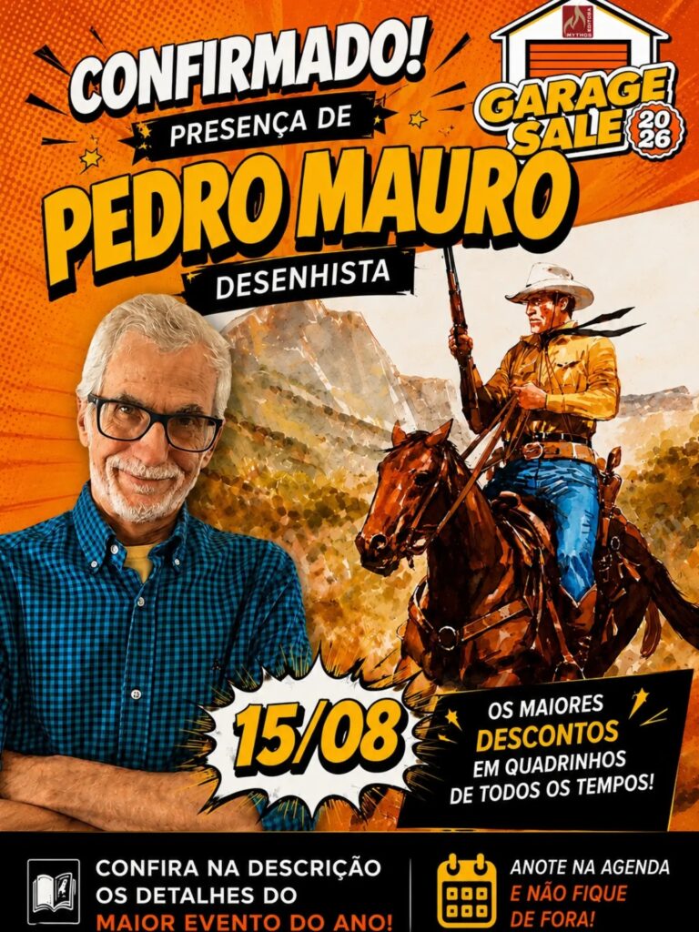 CONFIRMADO! PEDRO MAURO NO GARAGE SALE 2026, da MYTHOS!