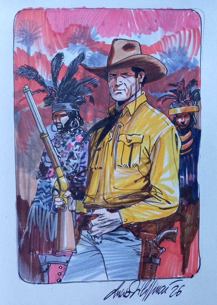 Arte de Lucio Filippucci no Modena Nerd