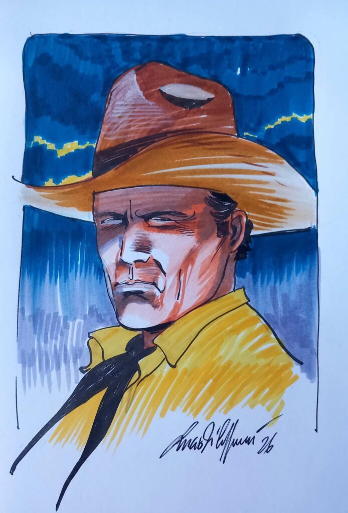 Arte de Lucio Filippucci no Modena Nerd