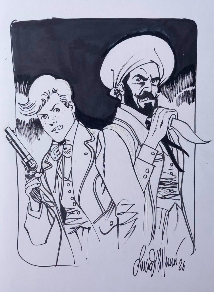 Arte de Lucio Filippucci no Modena Nerd