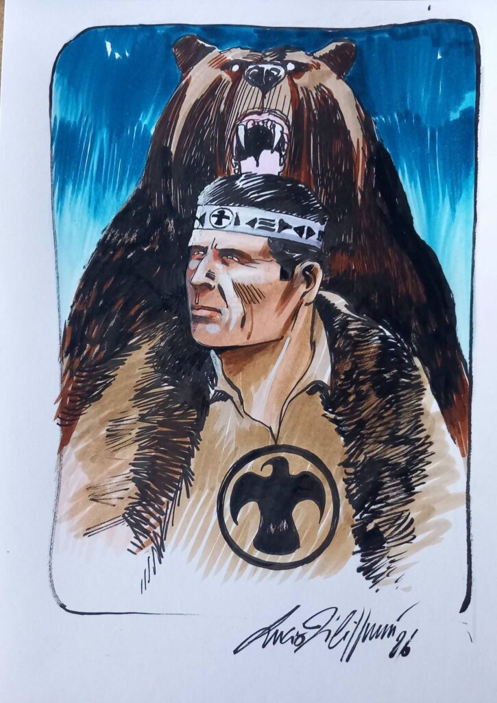 Arte de Lucio Filippucci no Modena Nerd